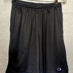 Men's Champion Vented Basketball Shorts Gray Size Small